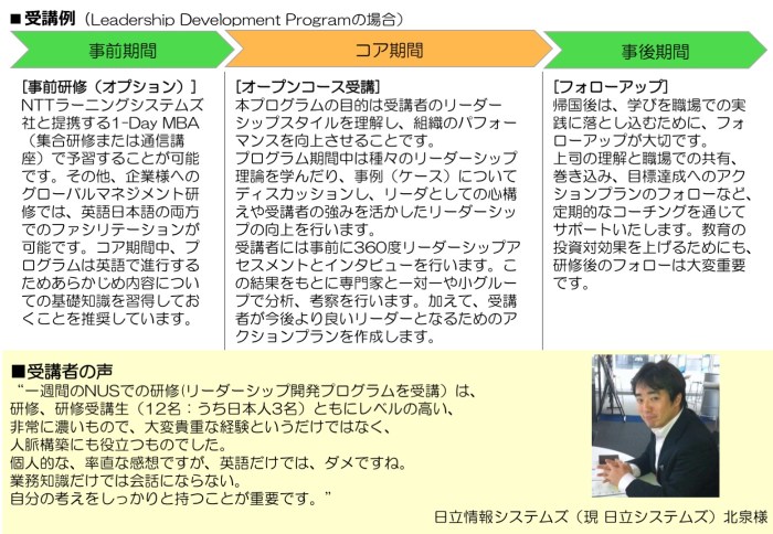 NUS　Open Enrolment Programs_2017（価格有）170323